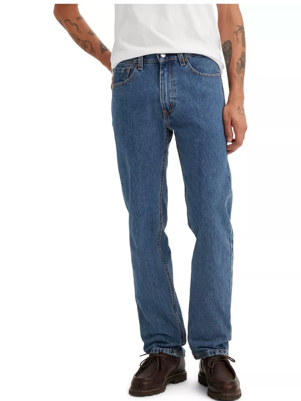 Levi's Men’s Medium Blue Relaxed Straight Jeans